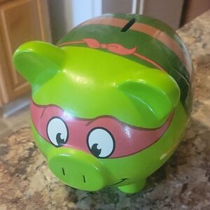 Ninja Turtles Ceramic Piggy Bank